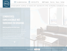 Tablet Screenshot of lembrechts.be